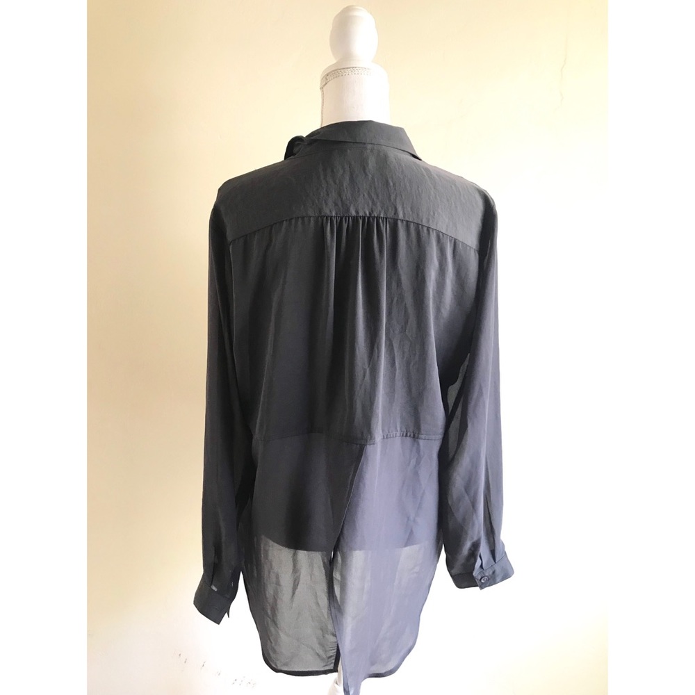 High-Low Button Up - Picture 2 of 4